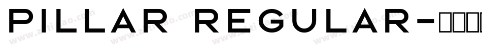 Pillar Regular字体转换